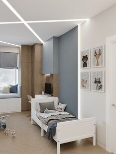 Фото № 3: Дизайн-проект дома/коттеджа 148.42  м² Стиль Модернизм для дома в ЖК Позитив