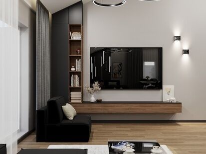 Фото № 5: Дизайн-проект дома/коттеджа 121.05  м² Стиль Модернизм для дома в кп селенга