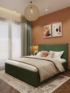 Фото № 4: Дизайн-проект однокомнатной квартиры 37.43  м² Стиль Эклектика для ЖК Миловидное