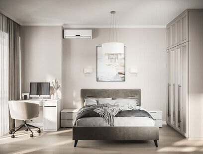 Фото № 6: Дизайн-проект трехкомнатной квартиры 85.71  м² Стиль Арт-Деко для ЖК Митинский Лес