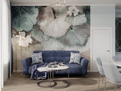 Фото № 2: Дизайн-проект четырехкомнатной квартиры 119.59  м² Современная классика для ЖК Остров