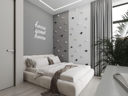 Фото № 6: Дизайн-проект дома/коттеджа 99.92  м² Стиль Модернизм для дома в кп алешкино-1