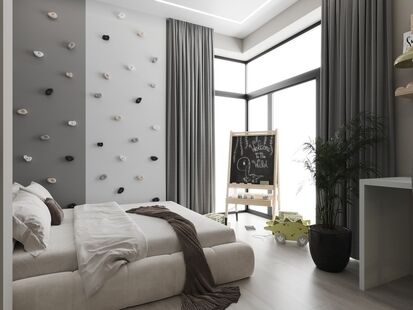 Фото № 3: Дизайн-проект дома/коттеджа 99.92  м² Стиль Модернизм для дома в кп алешкино-1