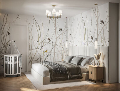 Фото № 1: Дизайн-проект трехкомнатной квартиры 95.9  м² Стиль Модернизм для ЖК в г. Брянск