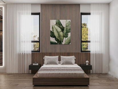 Фото № 3: Дизайн-проект дома/коттеджа 151.8  м² Стиль Модернизм для дома в кп акватория