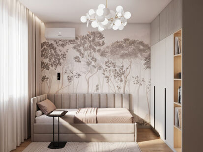 Фото № 6: Дизайн-проект дома/коттеджа 96.7  м² Стиль Модернизм для частного дома в д. осиновка