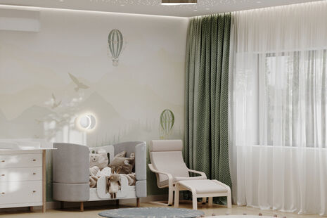 Фото № 5: Дизайн-проект дома/коттеджа 244.6  м² Стиль Модернизм для частного дома в д. дергаево