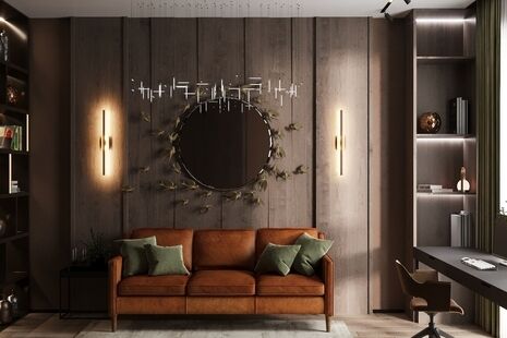 Фото № 2: Дизайн-проект дома/коттеджа 112.11  м² Стиль Модернизм для этажа частного дома в кп дубровка