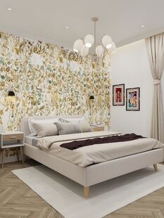 Фото № 3: Дизайн-проект трехкомнатной квартиры 75.1  м² Стиль Эклектика для ЖК Дом на 16-й Линии