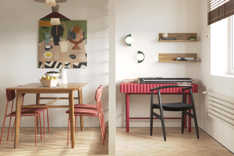 Фото № 2: Дизайн-проект трехкомнатной квартиры 90.78  м² Современный стиль для ЖК Лучи