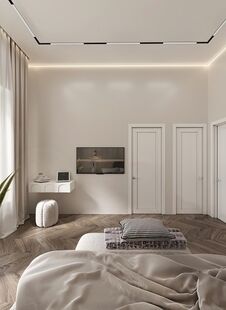 Фото № 5: Дизайн-проект дома/коттеджа 83.69  м² Современный стиль для этажа частного дома в кп карамель