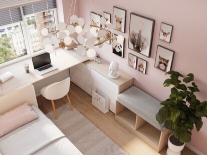 Фото № 2: Дизайн-проект трехкомнатной квартиры 65.01  м² Современный стиль для ЖК в г. Одинцово