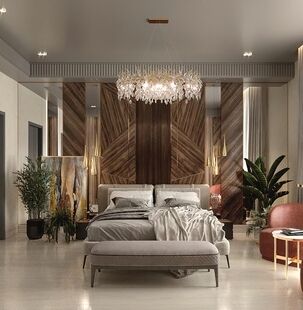 Фото № 4: Дизайн-проект четырехкомнатной квартиры 204.35  м² Стиль Эклектика для ЖК Русский Авангард