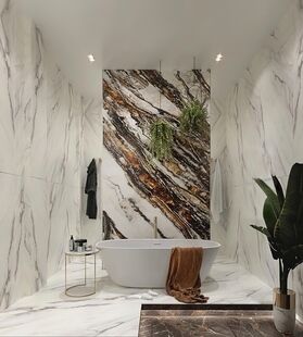 Фото № 2: Дизайн-проект четырехкомнатной квартиры 204.35  м² Стиль Эклектика для ЖК Русский Авангард