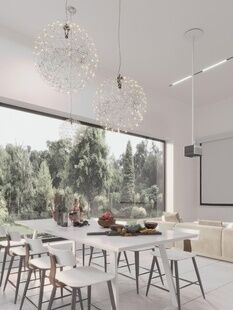 Фото № 3: Дизайн-проект дома/коттеджа 96.73  м² Современный стиль для этажа частного дома в кп новогорск клаб