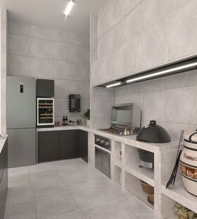 Фото № 2: Дизайн-проект дома/коттеджа 96.73  м² Современный стиль для этажа частного дома в кп новогорск клаб