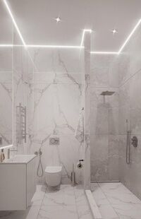 Фото № 5: Дизайн-проект дома/коттеджа 140.35  м² Современный стиль для этажа частного дома в кп новогорск клаб