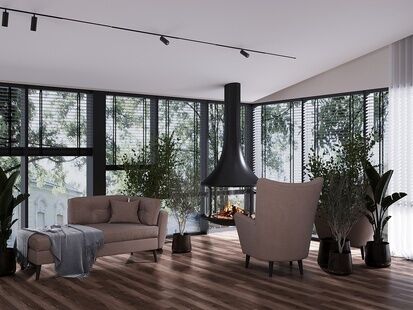 Фото № 1: Дизайн-проект дома/коттеджа 96.8  м² Стиль Модернизм для частного дома в днт рассвет