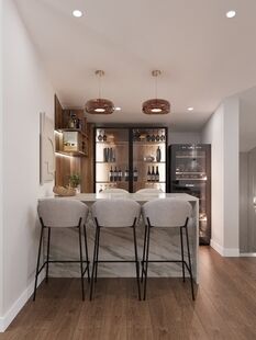 Фото № 6: Дизайн-проект дома/коттеджа 98.31  м² Стиль Модернизм для этажа частного дома в д. сырьево