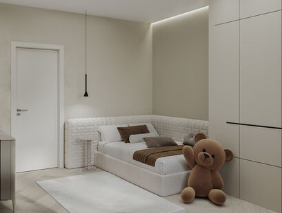 Фото № 5: Дизайн-проект трехкомнатной квартиры 63.46  м² Стиль Минимализм для ЖК Suomen Ranta