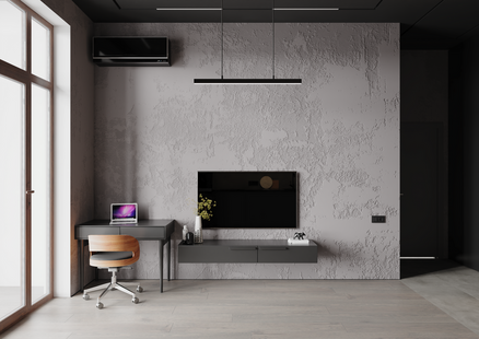 Фото № 6: Дизайн-проект двухкомнатной квартиры 42.75  м² Стиль Лофт для ЖК Modum