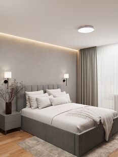 Фото № 6: Дизайн-проект двухкомнатной квартиры 51.22  м² Современный стиль для ЖК в г. Норильск