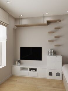 Фото № 5: Дизайн-проект квартиры-студии 25.2  м² Современный стиль для ЖК Новое Очаково