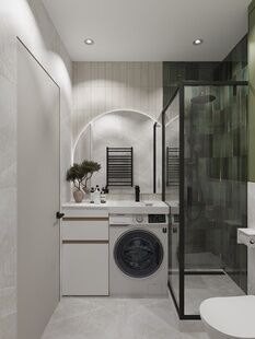 Фото № 3: Дизайн-проект квартиры-студии 25.2  м² Современный стиль для ЖК Новое Очаково