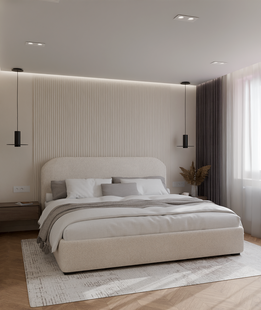 Фото № 4: Дизайн-проект двухкомнатной квартиры 63.2  м² Современный стиль для ЖК Аркадия Иванова