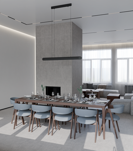 Фото № 5: Дизайн-проект дома/коттеджа 252.9  м² Современный стиль для частного дома в д. петрово-григорово