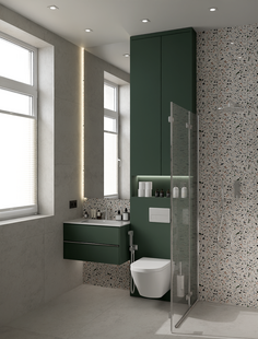 Фото № 2: Дизайн-проект дома/коттеджа 252.9  м² Современный стиль для частного дома в д. петрово-григорово