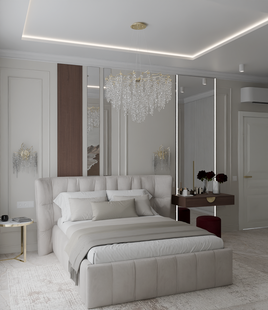 Фото № 2: Дизайн-проект дома/коттеджа 129.8  м² Современная классика для частного дома в д. выползово