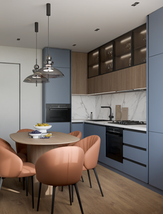 Фото № 1: Дизайн-проект трехкомнатной квартиры 72.4  м² Современный стиль для ЖК Московский