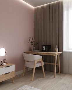 Фото № 3: Дизайн-проект спальни 15.0  м² Стиль Контемпорари для ЖК Панова Парк