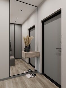 Фото № 6: Дизайн-проект квартиры-студии 23.72  м² Современный стиль для ЖК в Квартале Введенского