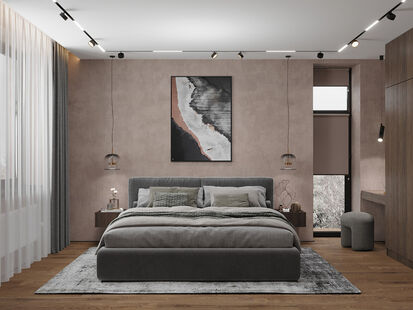 Фото № 5: Дизайн-проект дома/коттеджа 127.25  м² Стиль Модернизм для этажа дома в ЖК Новорижский