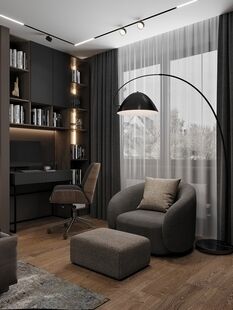 Фото № 2: Дизайн-проект дома/коттеджа 127.25  м² Стиль Модернизм для этажа дома в ЖК Новорижский