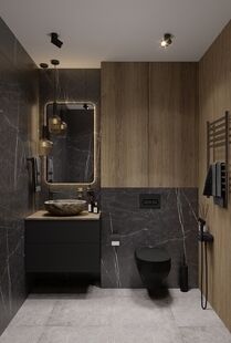 Фото № 6: Дизайн-проект дома/коттеджа 127.25  м² Стиль Модернизм для этажа дома в ЖК Новорижский