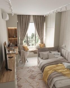 Фото № 6: Дизайн-проект двухкомнатной квартиры 45.36  м² Современный стиль для ЖК Level Причальный