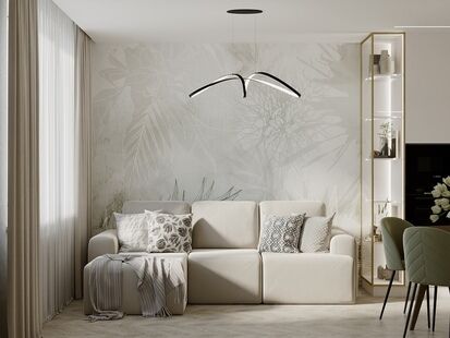 Фото № 1: Дизайн-проект четырехкомнатной квартиры 68.54  м² Современный стиль для ЖК в г. Петропавловск-Камчатский