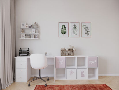 Фото № 5: Дизайн-проект трехкомнатной квартиры 71.81  м² Стиль Арт-Деко для ЖК Атмосфера