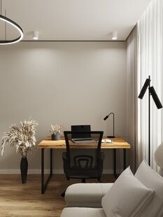 Фото № 5: Дизайн-проект трехкомнатной квартиры 69.03  м² Стиль Модернизм для ЖК Центральный