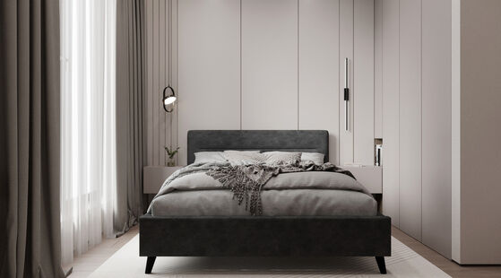 Фото № 6: Дизайн-проект двухкомнатной квартиры 37.02  м² Стиль Модернизм для ЖК Достижение