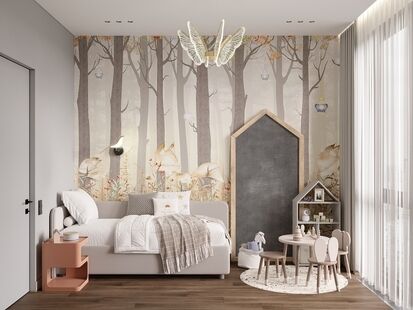 Фото № 4: Дизайн-проект трехкомнатной квартиры 70.8  м² Стиль Модернизм для ЖК Шагал