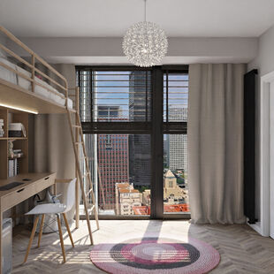 Фото № 5: Дизайн-проект трехкомнатной квартиры 5745.0  м² Современный стиль для ЖК City Bay