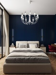 Фото № 4: Дизайн-проект двухкомнатной квартиры 70.4  м² Стиль Эклектика для ЖК Оникс