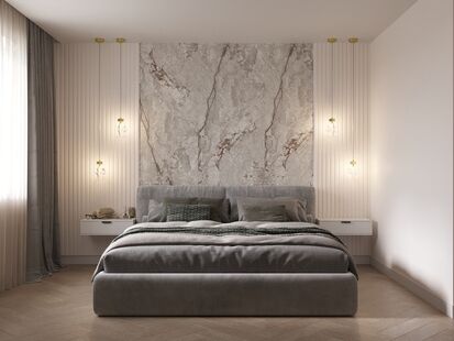 Фото № 1: Дизайн-проект трехкомнатной квартиры 72.11  м² Стиль Модернизм для ЖК Авангард