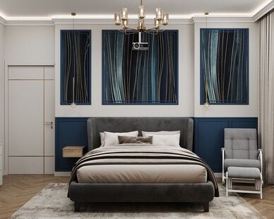 Фото № 6: Дизайн-проект четырехкомнатной квартиры 92.21  м² Стиль Модернизм для ЖК ILove