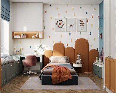 Фото № 4: Дизайн-проект четырехкомнатной квартиры 92.21  м² Стиль Модернизм для ЖК ILove