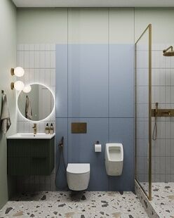 Фото № 2: Дизайн-проект четырехкомнатной квартиры 92.21  м² Стиль Модернизм для ЖК ILove